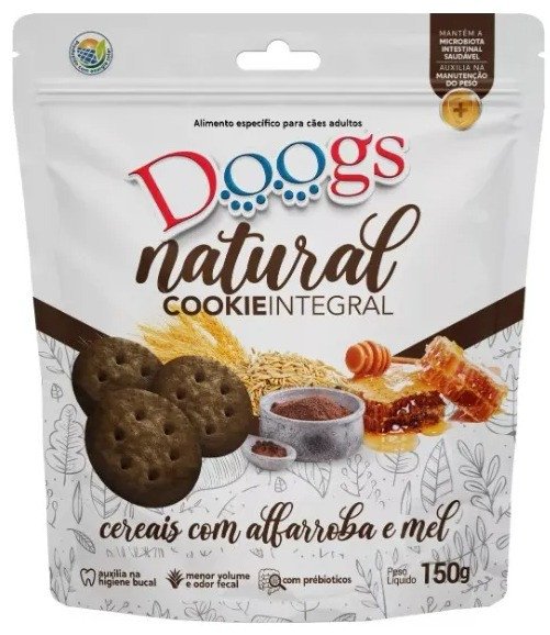 Biscoito Cookie Cereais Integral Natural 150G DOOGS