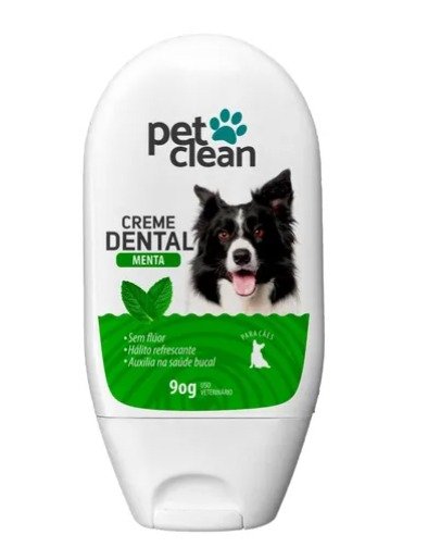 Creme Dental Menta 90g Pet Clean
