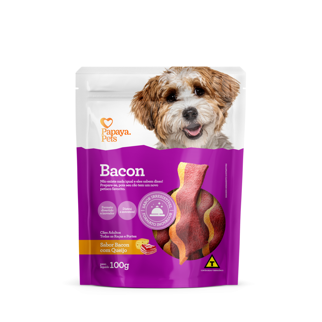 Bacon Com Queijo 100G PAPAYA PETS