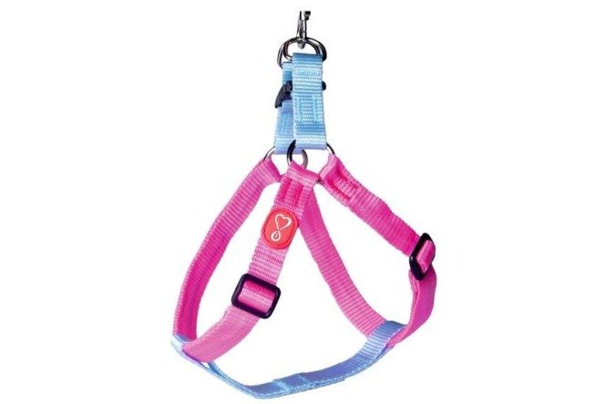 Conj Peitoral Walking Rosa FLuor Liso COLTELLI