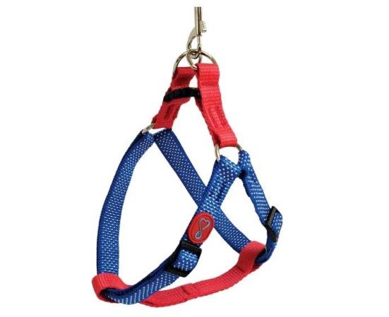 Conj Peitoral Walking Poa Azul e Vermelho COLTELLI