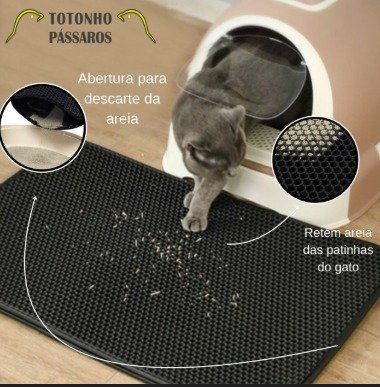 Tapete P/ Areia De Gato E.V.A NAPI