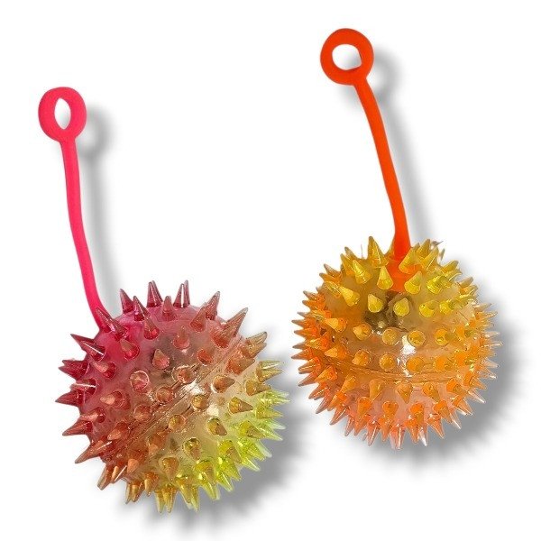 Brinq Bola Ouriço Led Divertida Elo