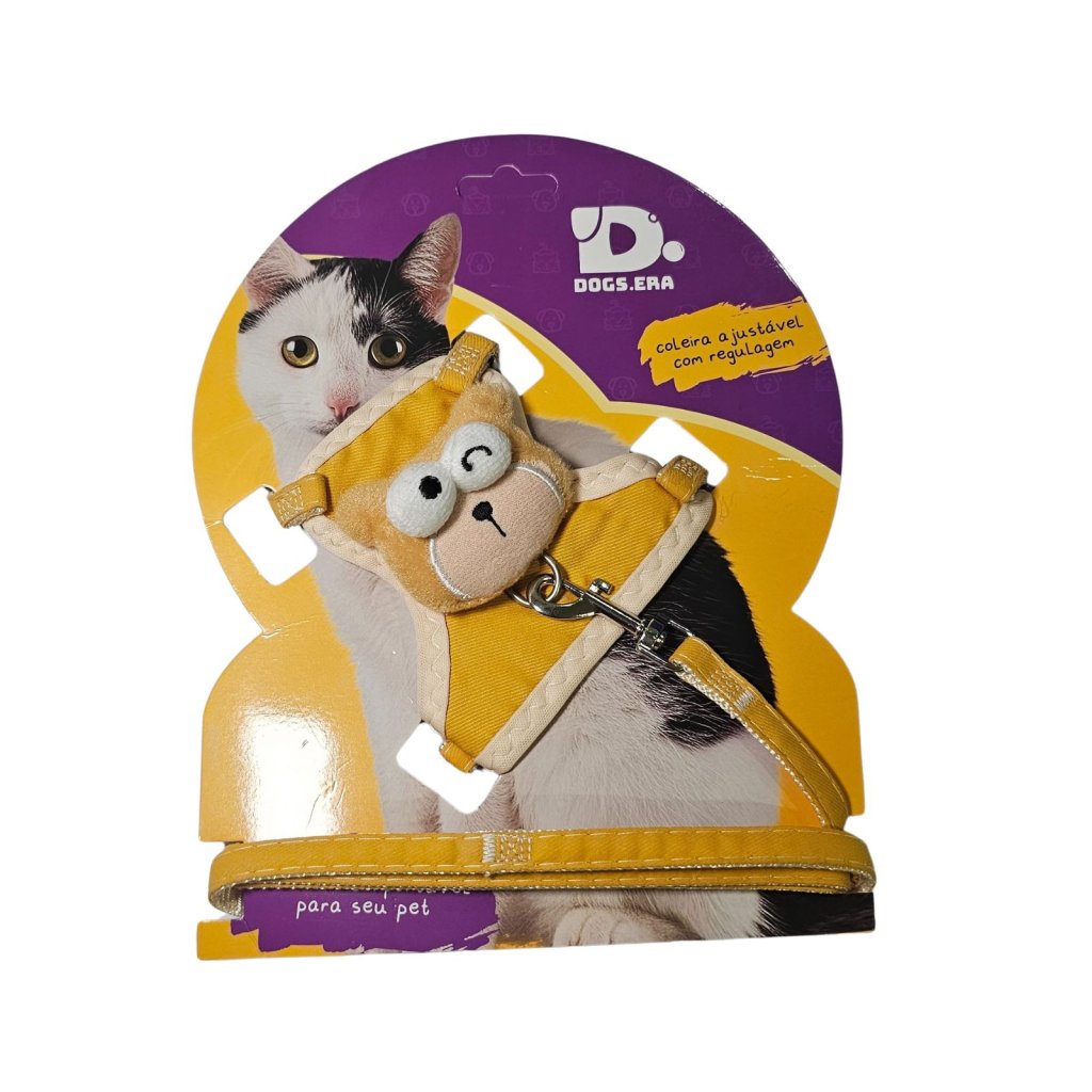 Guia e Peitoral Gato Escolinha Dogs Era