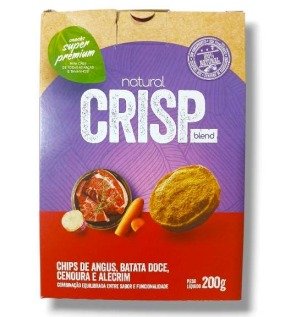 Natural Crisp Chips Carne Batata Doce 200G