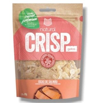 Natural Crisp Iscas de Salmao Gato 20G