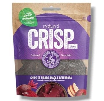 Natural Crisp Chips Figado Maçã Beterraba 100G