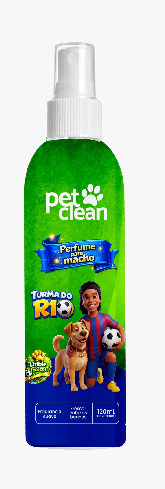 PERFUME MACHO TURMA DO R10 120ML PET CLEAN