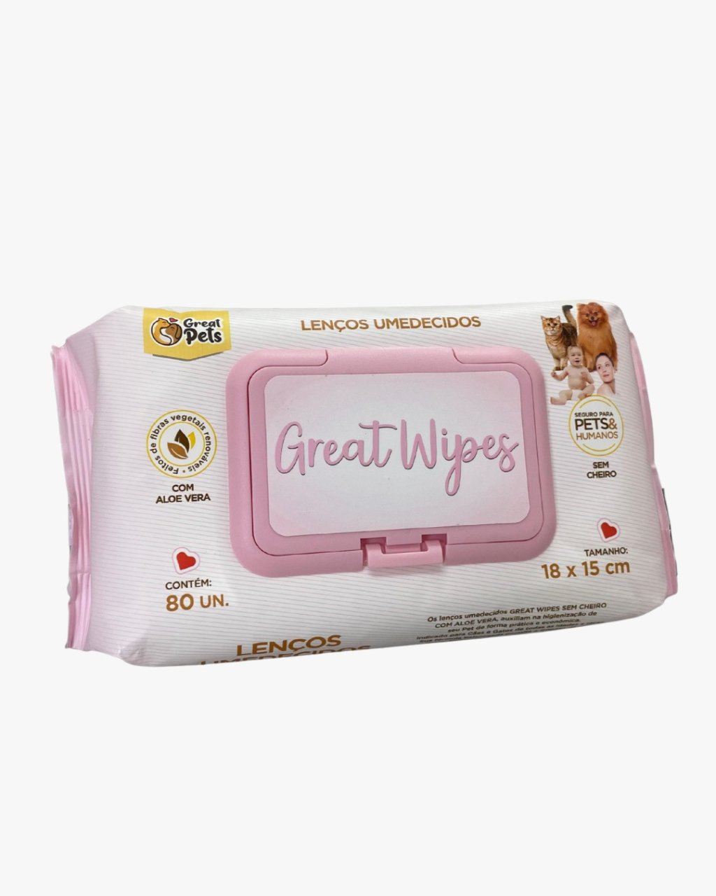 LENCO UMEDECIDO 80UND GREAT PETS