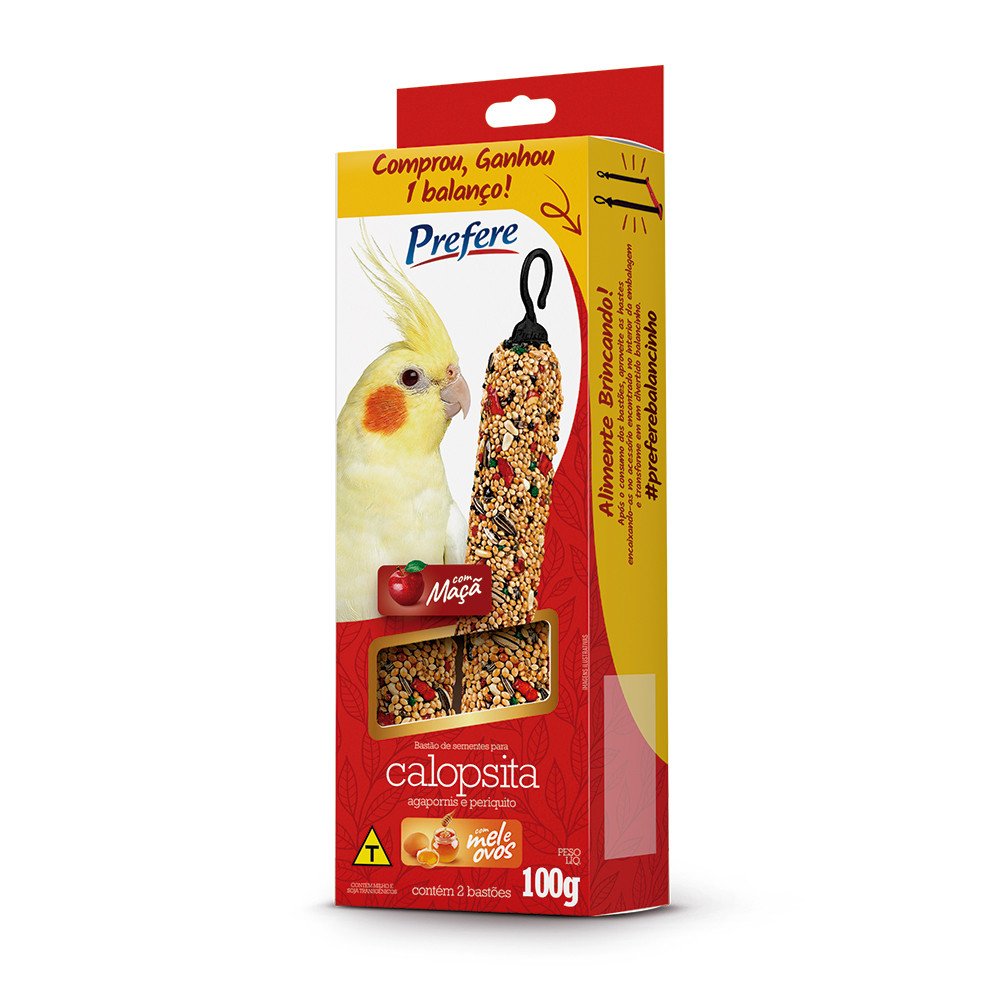 BASTAO CALOPSITA MACA 100G PREFERE