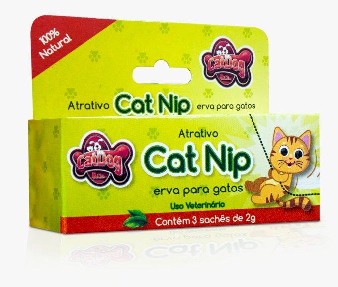  Cat Nip Gatos Caixinha 6g CatDog