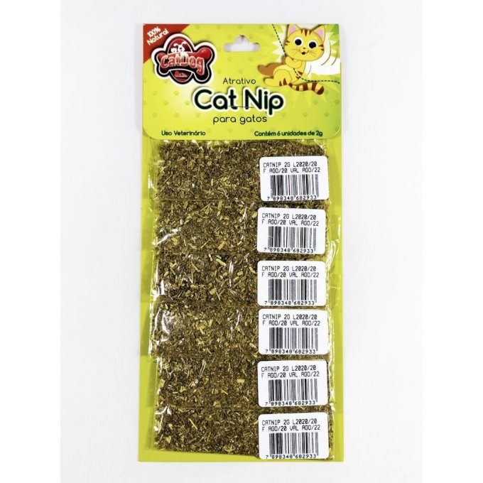 Cat Nip Gatos Cartela 6x2g CatDog