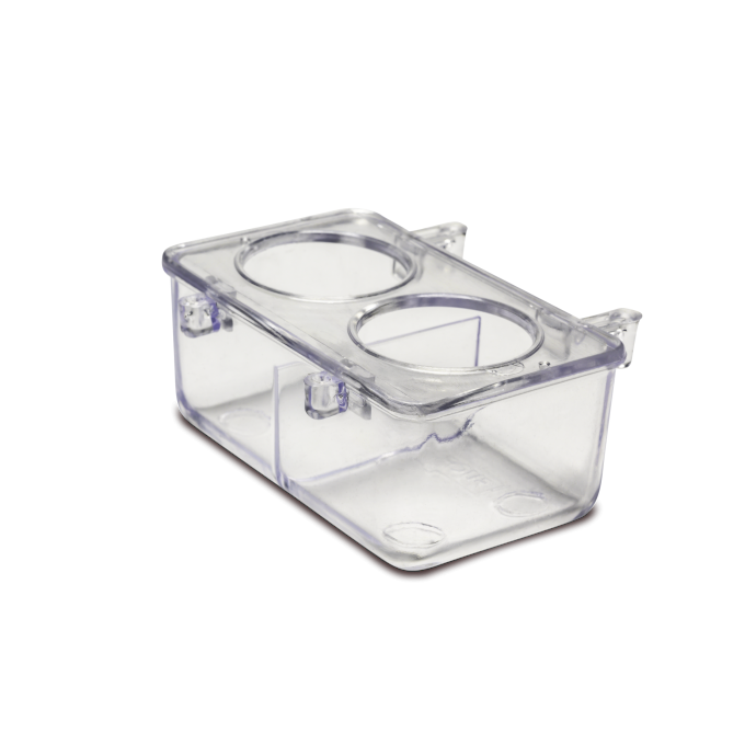 Comedouro Lateral Médio c/ Divisão 55ml 12un Injet Four