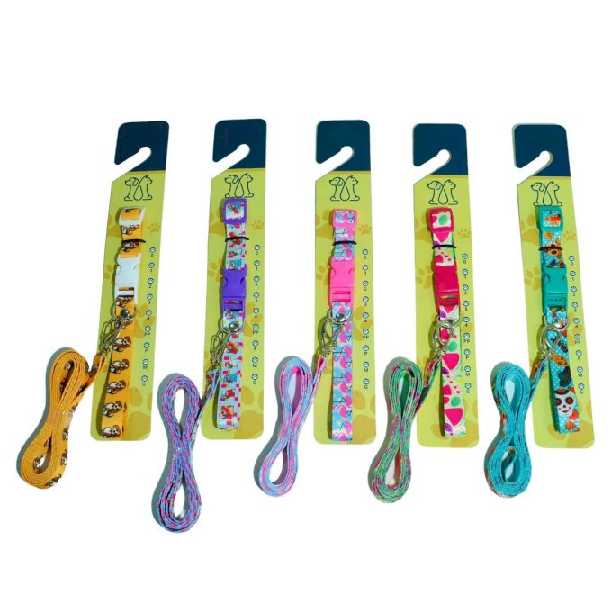 Coleira Com Guia M PamPet