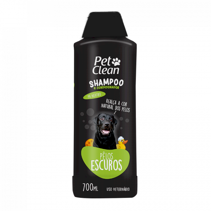 Shampoo Pelos Escuros 700ml Pet Clean