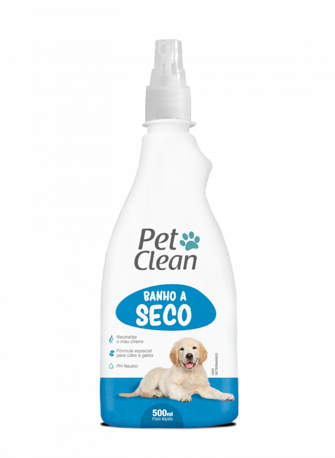 Banho a Seco 500ml Pet Clean 