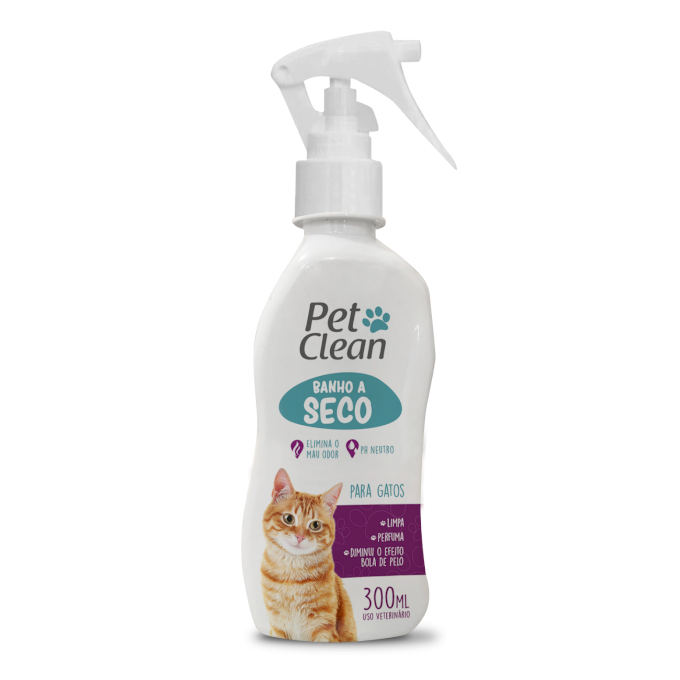 Banho a Seco Gato 300ml Pet Clean