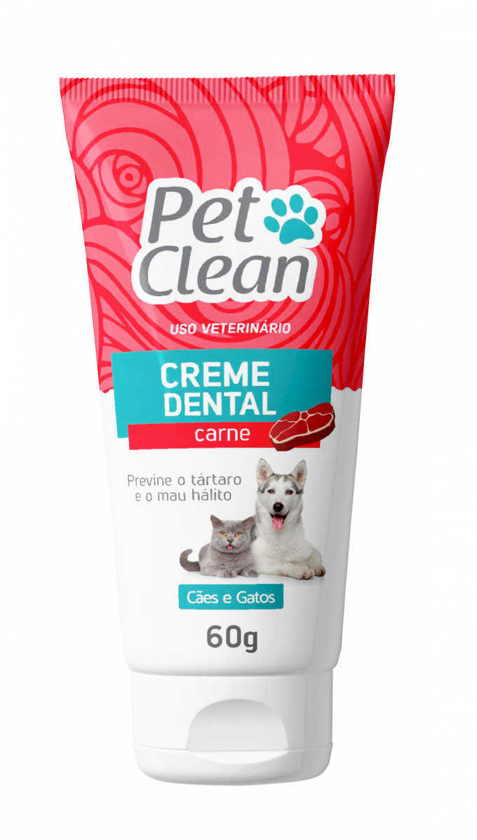 Creme Dental Carne 60g Pet Clean