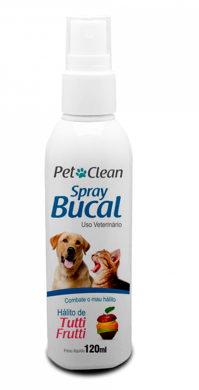 Spray Bucal Tutti-Frutti 120ml Pet Clean