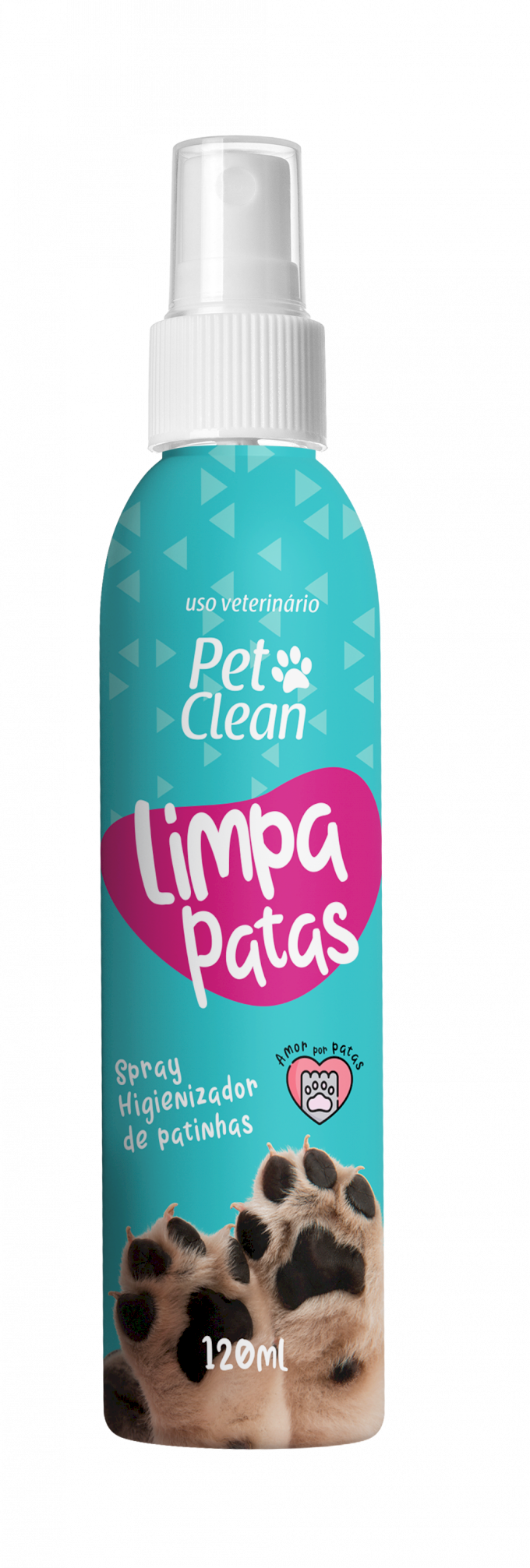 Limpa Patas 120ml Pet Clean
