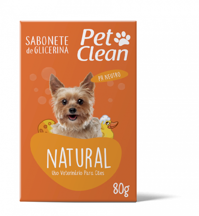 Sabonete Natural 80g Pet Clean