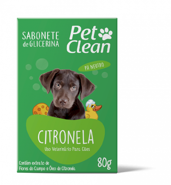 Sabonete Citronela 80g Pet Clean