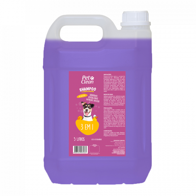 Shampoo 3x1 5L Pet Clean