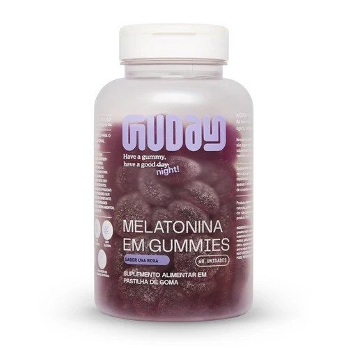 Melatonina Guday sabor Uva Roxa 60 gomas