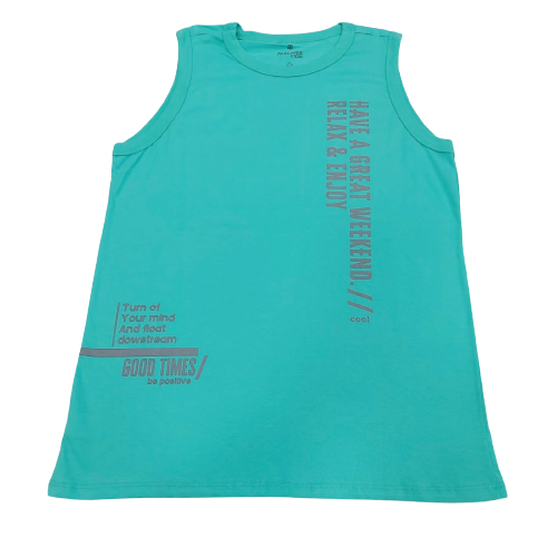 CAMISETA REGATA MALWEE MENINO TAMANHO 18