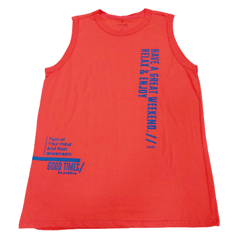 CAMISETA REGATA MALWEE MENINO TAMANHO 18