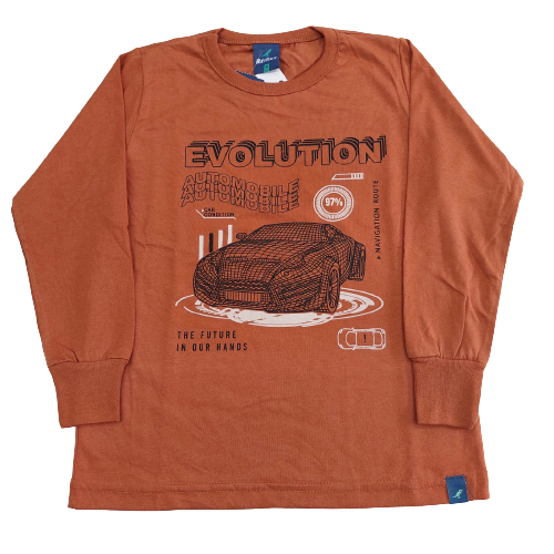 CAMISETA MANGA LONGA REI REX TAMANHO 14