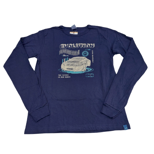 CAMISETA MANGA LONGA REI REX TAMANHO 16