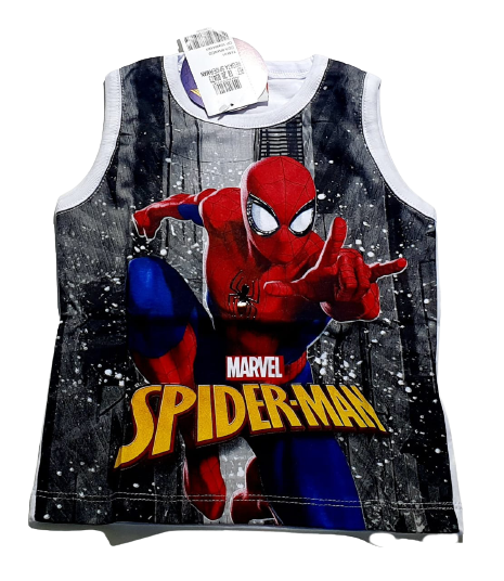 CAMISETA PERSONAGEM SPIDERMAN TAMANHO 01