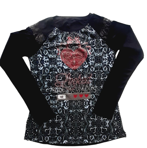 CAMISETA MANGA LONGA CATIVA teen TAMANHO 12