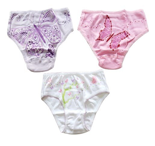 KIT DE 3 CALCINHAS LUNA 5 A 7