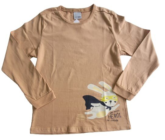 CAMISETA MANGA LONGA MALWEE TAMANHO 06