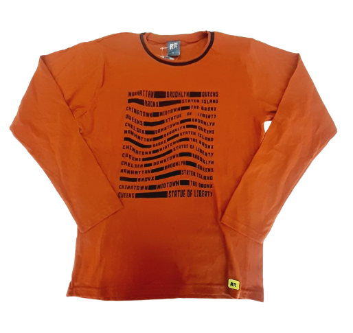 CAMISETA MANGA LONGA REIREX TAMANHO 12 