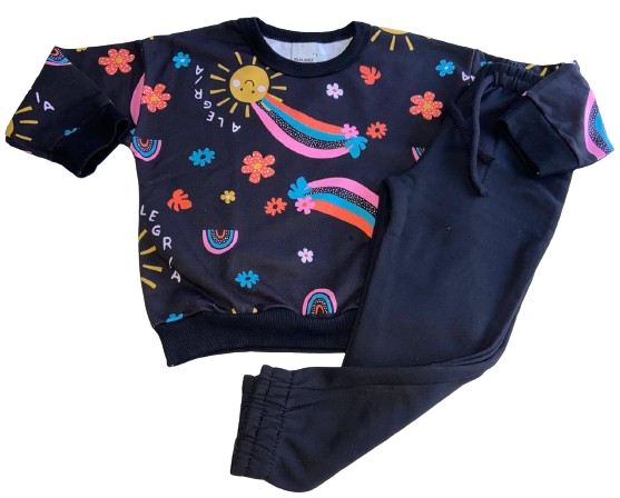 CONJUNTO DE MOLETOM - MALWEE TAM 3 