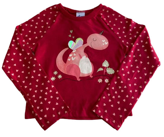 CAMISETA MANGA LONGA ELIAN TAMANHO 4
