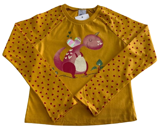 CAMISETA MANGA LONGA ELIAN TAMANHO 06