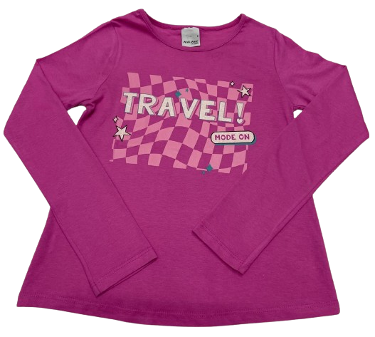 CAMISETA MANGA LONGA MALWEE TAMANHO 8