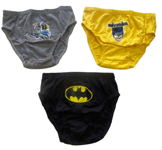 KIT DE 3 CUECAS DC TAMANHO 10