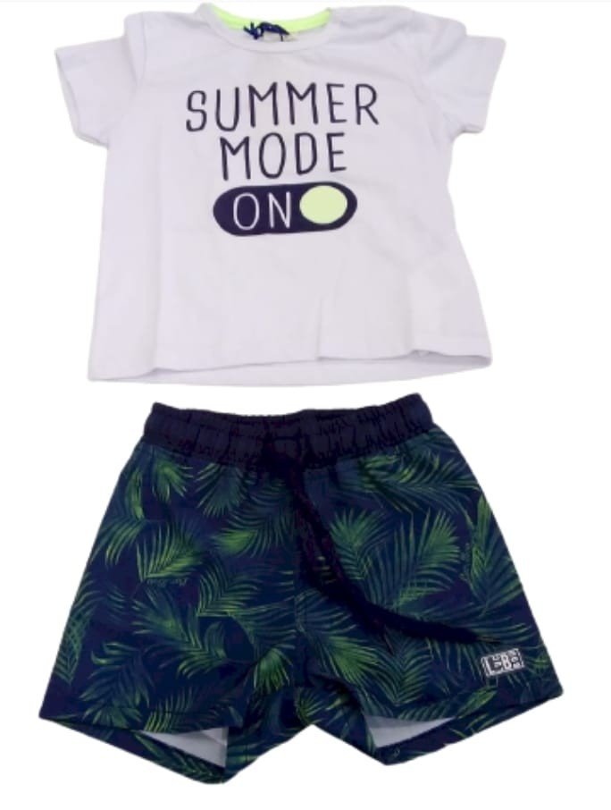 CONJUNTO VERÃO LUC.BOO MENINO TAMANHO GG