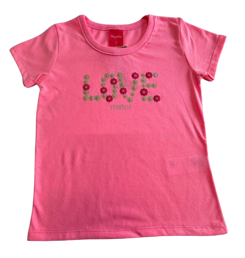 CAMISETA MANGA CURTA KELY KETY TAMANHO 08