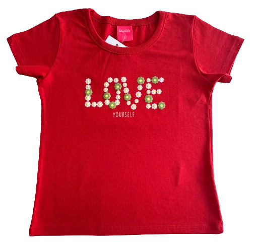 CAMISETA MANGA CURTA KELY KETY TAMANHO 08