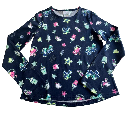 CAMISETA MANGA LONGA MALWEE TAMANHO 08