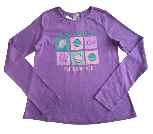 CAMISETA MANGA LONGA MALWEE TAMANHO 10
