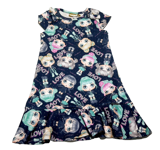VESTIDO LE PETIT KUKIÊ TAMANHO 04 