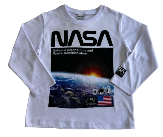 CAMISETA MANGA LONGA FAKINI KIDS TAMANHO 04