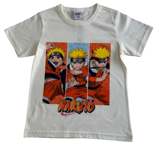 CAMISETA MANGA CURTA NARUTO TAMANHO 06